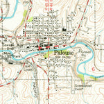 United States Geological Survey Palouse, WA-ID (1964, 24000-Scale) digital map