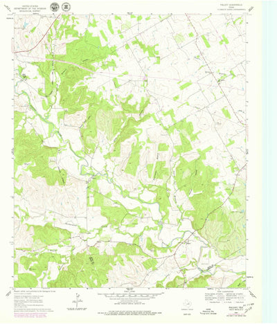 United States Geological Survey Paluxy, TX (1961, 24000-Scale) digital map