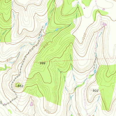 United States Geological Survey Paluxy, TX (1961, 24000-Scale) digital map
