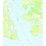 United States Geological Survey Pamlico Beach, NC (1951, 24000-Scale) digital map