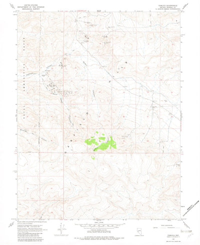 United States Geological Survey Pamlico, NV (1967, 24000-Scale) digital map