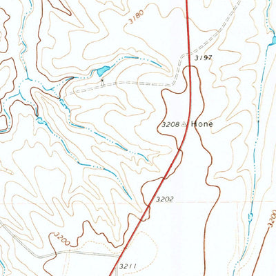 United States Geological Survey Pampa NW, TX (1971, 24000-Scale) digital map