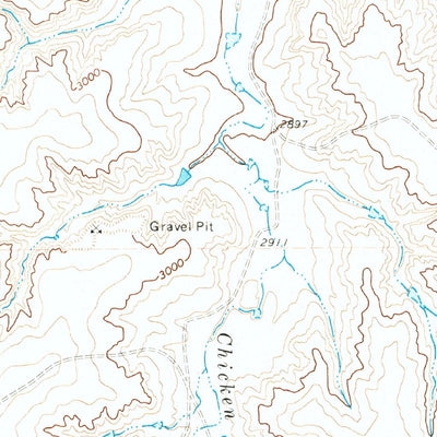 United States Geological Survey Pampa NW, TX (1971, 24000-Scale) digital map
