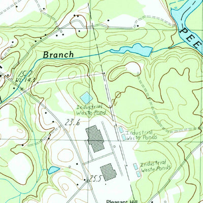 United States Geological Survey Pamplico North, SC (1986, 24000-Scale) digital map