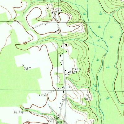 United States Geological Survey Pamplico South, SC (1990, 24000-Scale) digital map