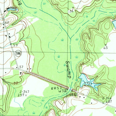 United States Geological Survey Pamplico South, SC (1990, 24000-Scale) digital map