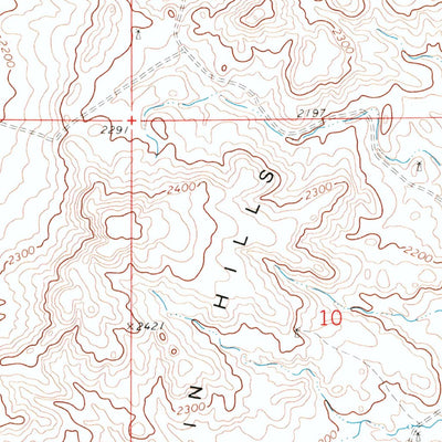 United States Geological Survey Pamplin Hills, ND (1971, 24000-Scale) digital map