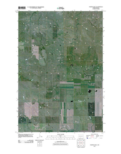United States Geological Survey Pamplin Hills, ND (2011, 24000-Scale) digital map
