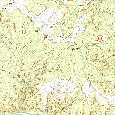 United States Geological Survey Pamplin, VA (1968, 24000-Scale) digital map