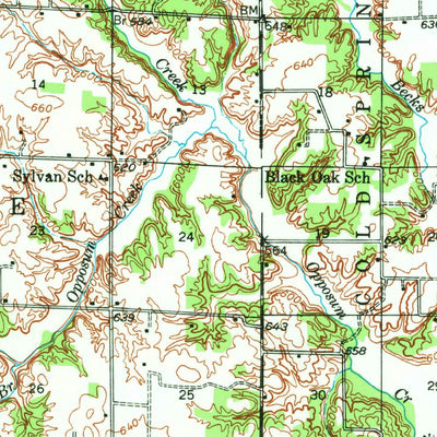 United States Geological Survey Pana, IL (1947, 62500-Scale) digital map