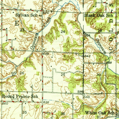 United States Geological Survey Pana, IL (1949, 62500-Scale) digital map
