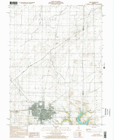 United States Geological Survey Pana, IL (1998, 24000-Scale) digital map