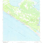 United States Geological Survey Panama City Beach, FL (1955, 24000-Scale) digital map
