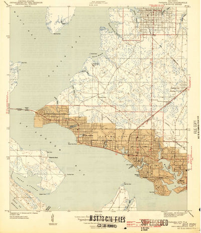 United States Geological Survey Panama City, FL (1943, 31680-Scale) digital map