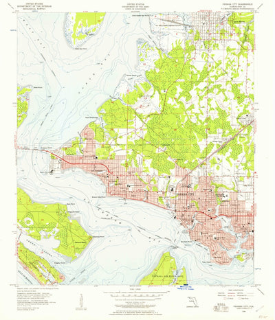 United States Geological Survey Panama City, FL (1956, 24000-Scale) digital map