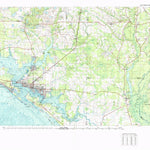 United States Geological Survey Panama City, FL (1981, 100000-Scale) digital map