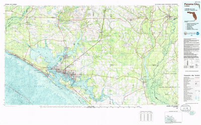 United States Geological Survey Panama City, FL (1981, 100000-Scale) digital map