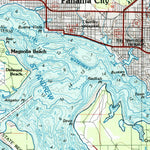 United States Geological Survey Panama City, FL (1981, 100000-Scale) digital map