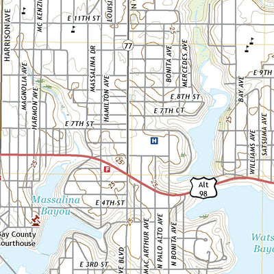 United States Geological Survey Panama City, FL (2021, 24000-Scale) digital map