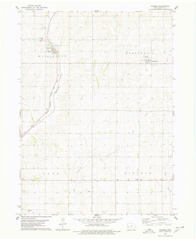 United States Geological Survey Panama, IA (1978, 24000-Scale) digital map