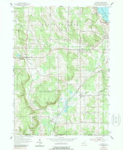 United States Geological Survey Panama, NY (1954, 24000-Scale) digital map