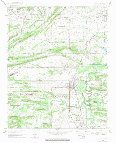 United States Geological Survey Panama, OK (1968, 24000-Scale) digital map