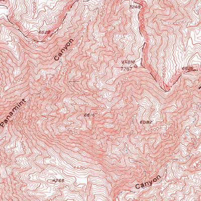 United States Geological Survey Panamint Butte, CA (1951, 62500-Scale) digital map