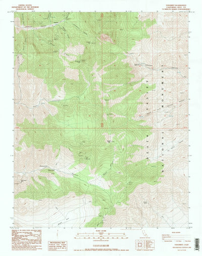 United States Geological Survey Panamint, CA (1988, 24000-Scale) digital map