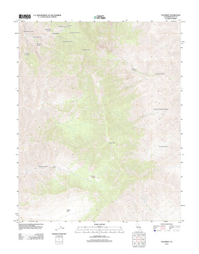 United States Geological Survey Panamint, CA (2012, 24000-Scale) digital map