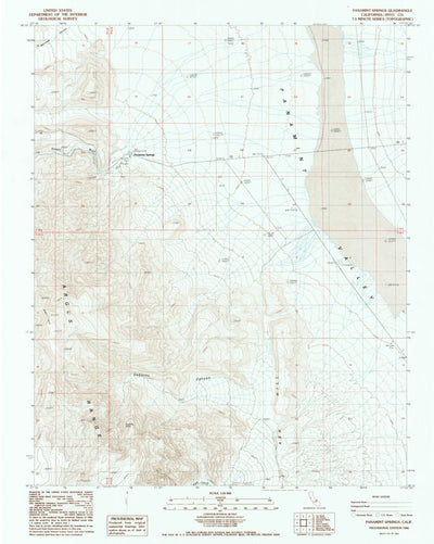 United States Geological Survey Panamint Springs, CA (1986, 24000-Scale) digital map