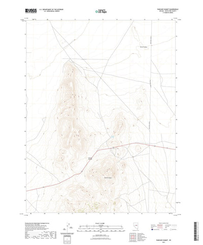 United States Geological Survey Pancake Summit, NV (2021, 24000-Scale) digital map