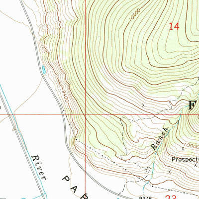 United States Geological Survey Pando, CO (1970, 24000-Scale) digital map