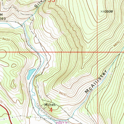 United States Geological Survey Pando, CO (1970, 24000-Scale) digital map