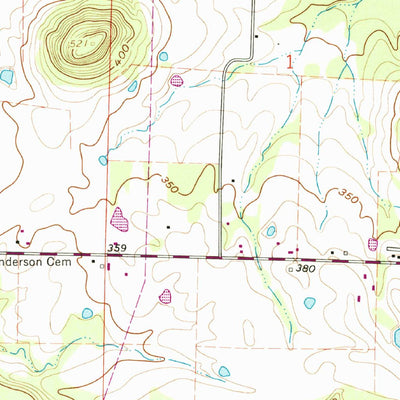United States Geological Survey Pangburn, AR (1962, 24000-Scale) digital map