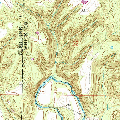 United States Geological Survey Pangburn, AR (1962, 24000-Scale) digital map