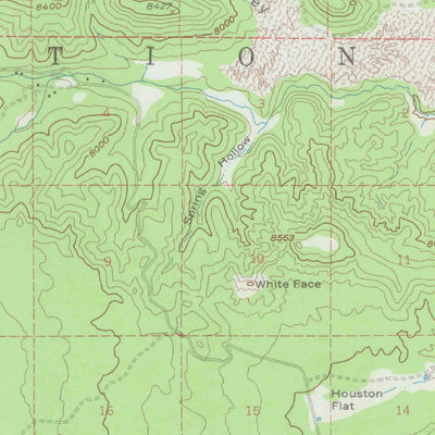 United States Geological Survey Panguitch Lake, UT (1958, 62500-Scale) digital map