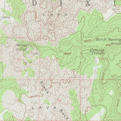 United States Geological Survey Panguitch Lake, UT (1958, 62500-Scale) digital map