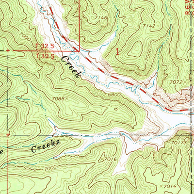United States Geological Survey Panguitch NW, UT (1966, 24000-Scale) digital map