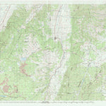 United States Geological Survey Panguitch, UT (1980, 100000-Scale) digital map