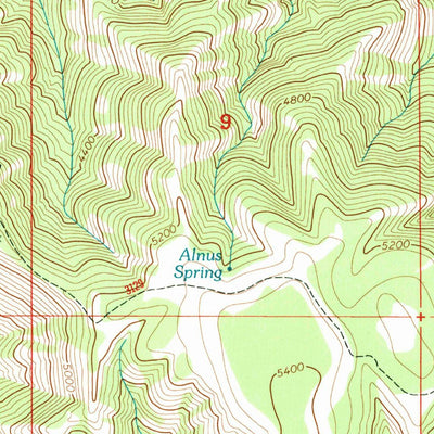 United States Geological Survey Panjab Creek, WA (1995, 24000-Scale) digital map