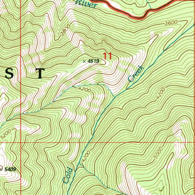 United States Geological Survey Panjab Creek, WA (1995, 24000-Scale) digital map