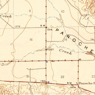 United States Geological Survey Panoche Valley, CA (1944, 62500-Scale) digital map