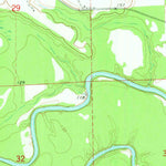 United States Geological Survey Panola, AL-MS (1973, 24000-Scale) digital map