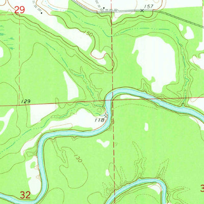 United States Geological Survey Panola, AL-MS (1973, 24000-Scale) digital map