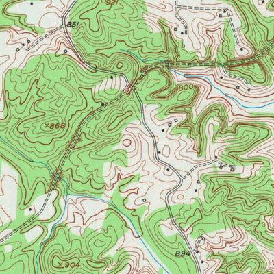 United States Geological Survey Panola, KY (1952, 24000-Scale) digital map