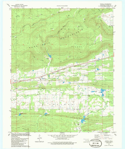 United States Geological Survey Panola, OK (1979, 24000-Scale) digital map