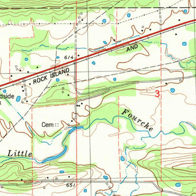 United States Geological Survey Panola, OK (1979, 24000-Scale) digital map