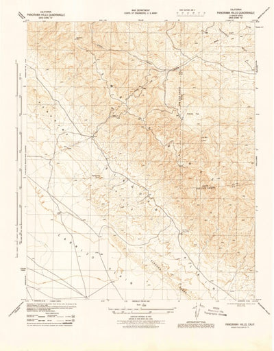 United States Geological Survey Panorama Hills, CA (1944, 31680-Scale) digital map