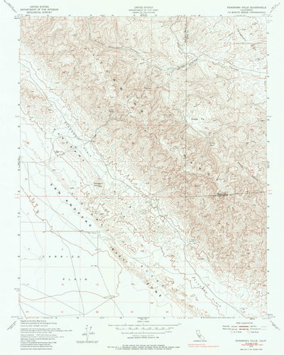 United States Geological Survey Panorama Hills, CA (1954, 24000-Scale) digital map