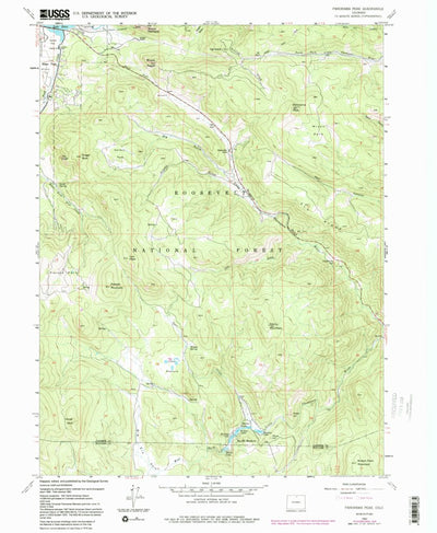United States Geological Survey Panorama Peak, CO (1962, 24000-Scale) digital map